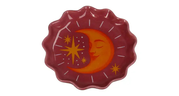 Assiette Lune et Étoiles