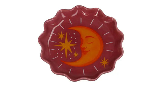 Assiette Lune et Étoiles