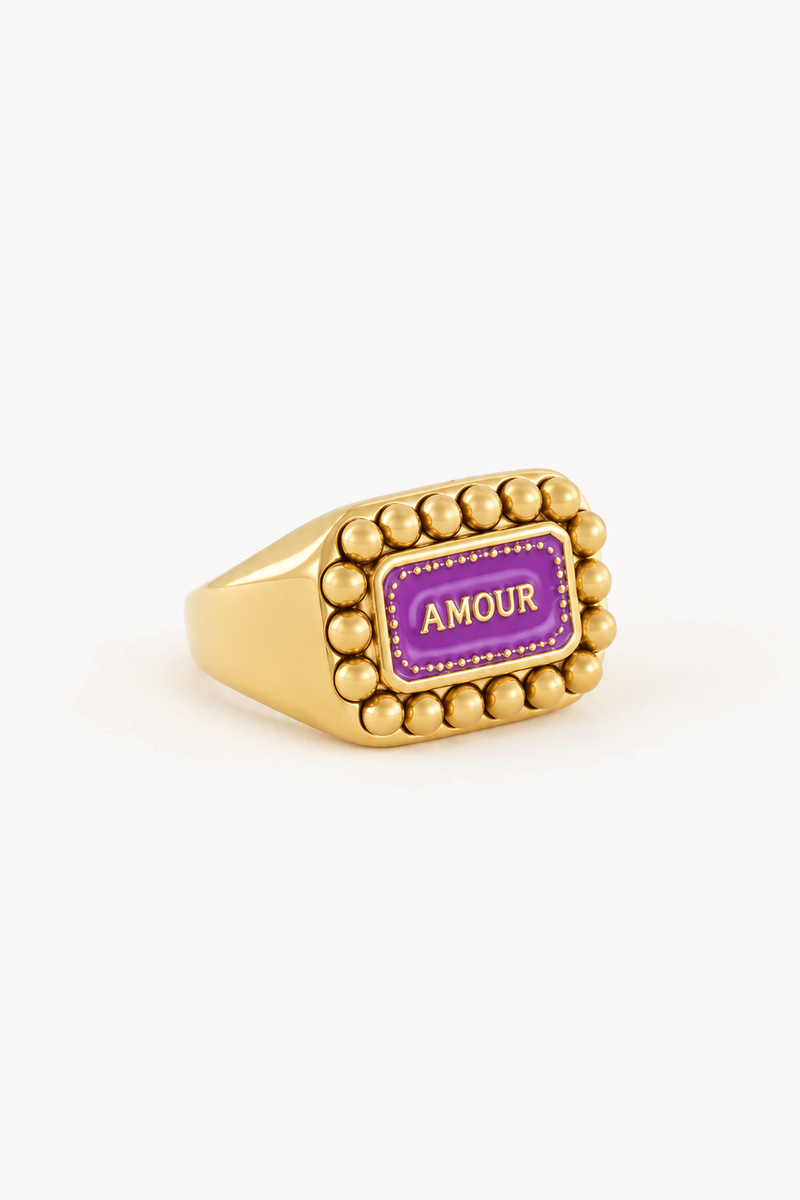 Bague Bold Spirit avec charm « Amour »