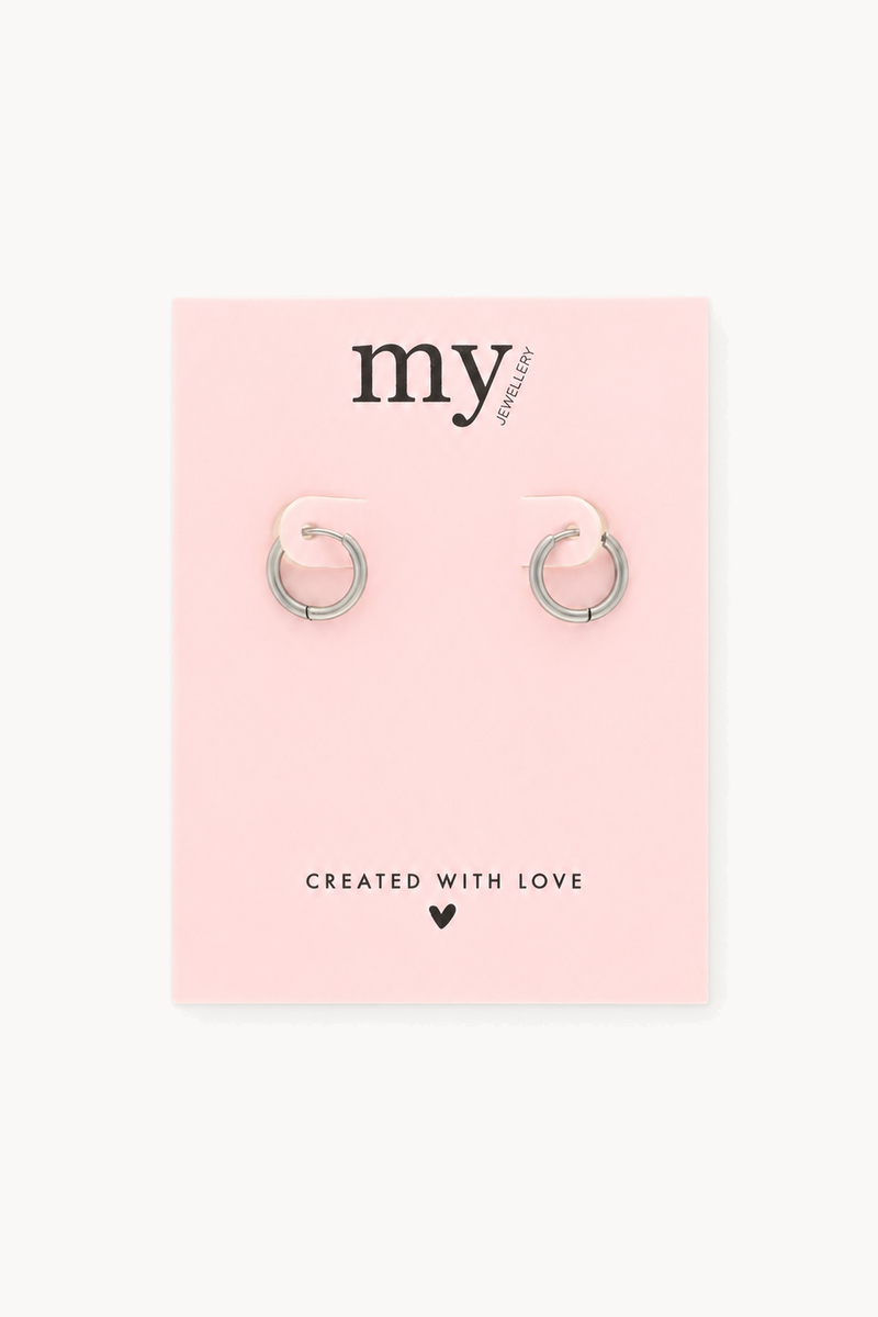 Basic earrings – 0.9 cm