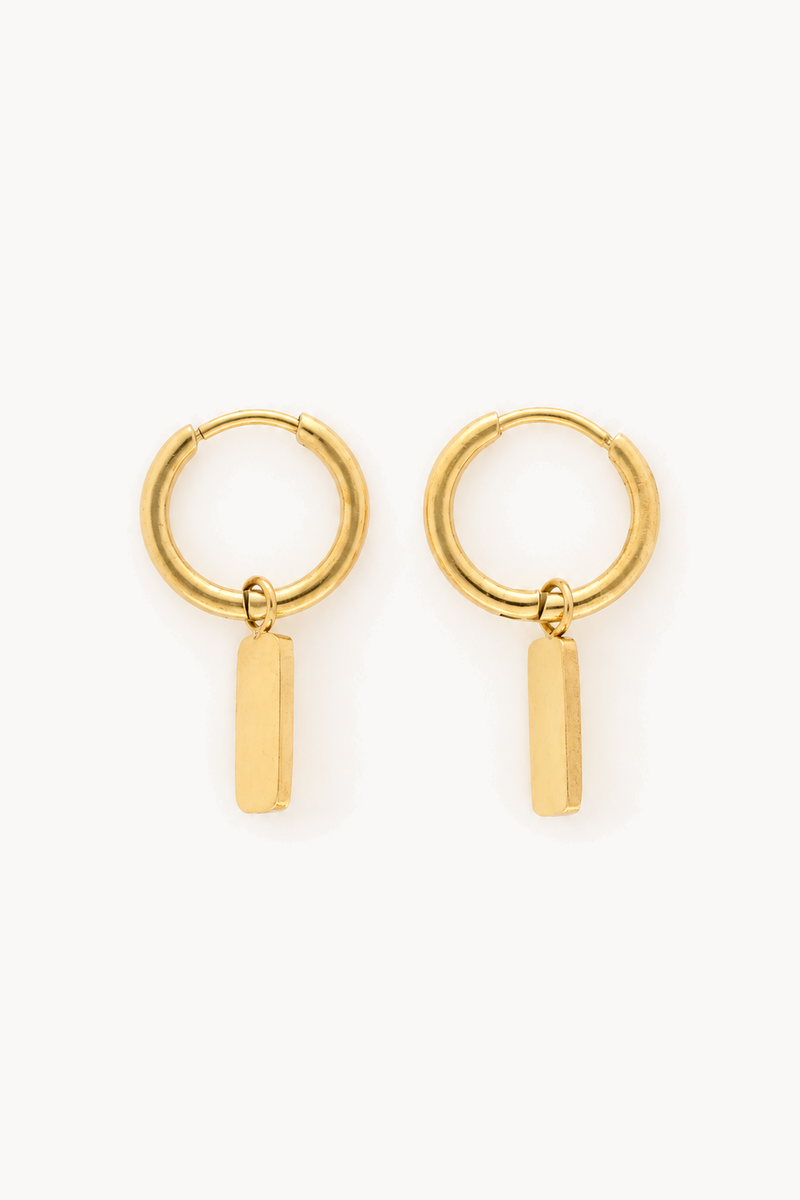 Rectangular earrings