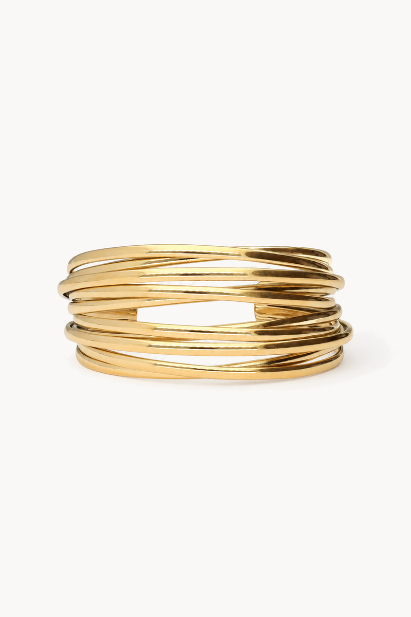 Tropical Twisted Wire Bangle