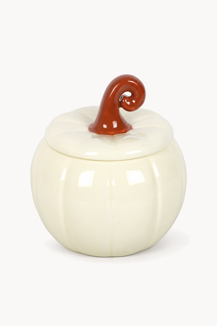 Autumn Curly White Pumpkin Wax Melt Burner