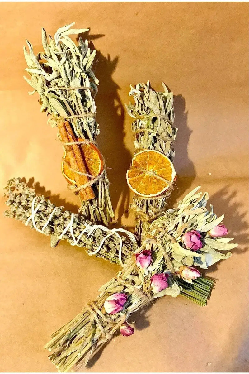 Pack groupé Sage Cannelle, orange séchée et fleurs séchées
