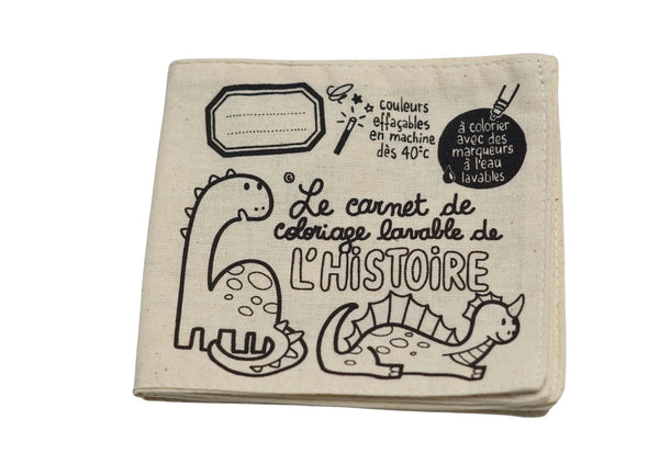 Carnet de coloriage lavable CLEO - BELGIQUE/DOUDOU/ANIMAUX/HISTOIRE