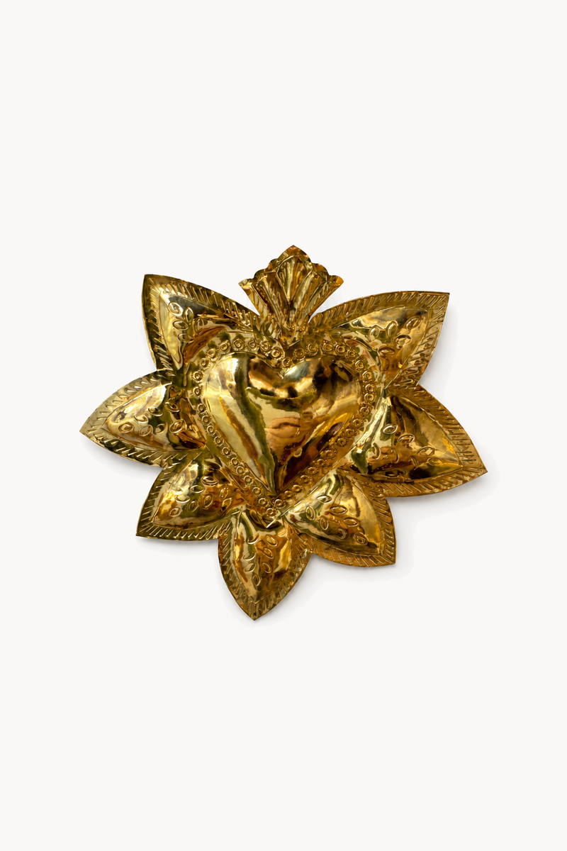 Brass heart PETALLO
