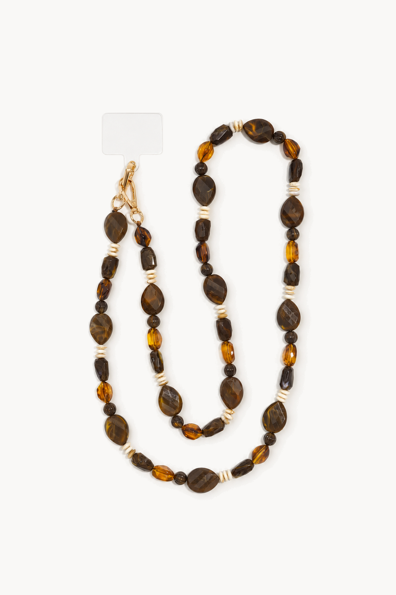 Beaded telephone cord