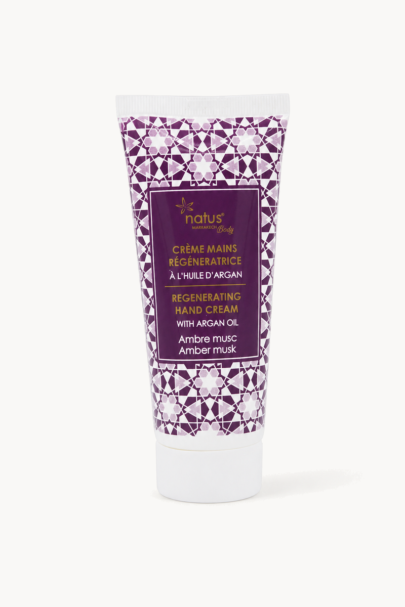 Regenerating Hand Cream with Argan Oil (Amber/Musk)