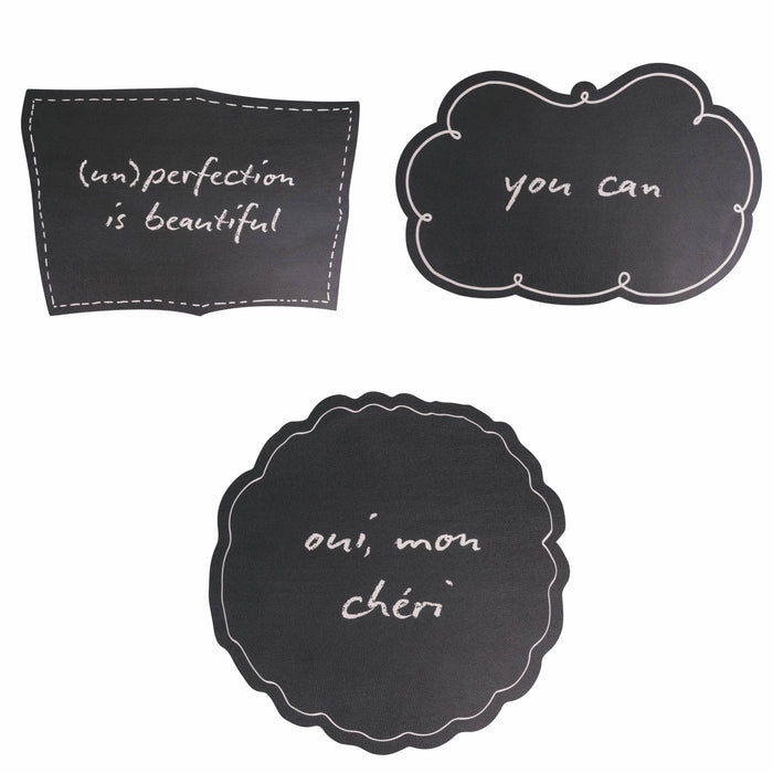 BLACKBOARD SLATE PLACEMAT ENG/FR