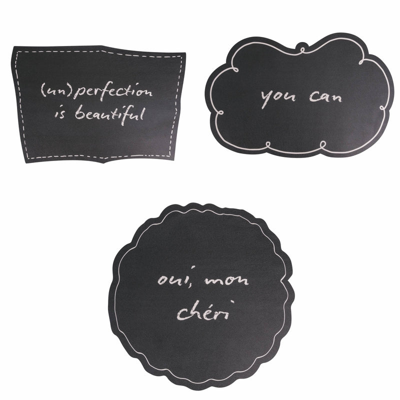 BLACKBOARD SET DE TABLE ARDOISE ENG/FR