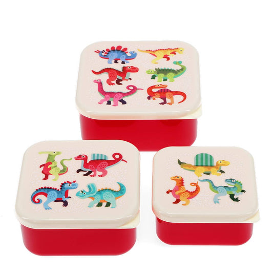 Boîtes à goûter (lot de 3) - Baby Dinos