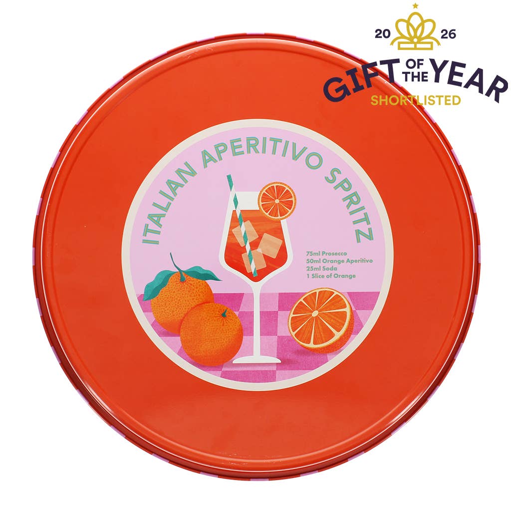 Rond metalen dienblad - Aperitivo Spritz