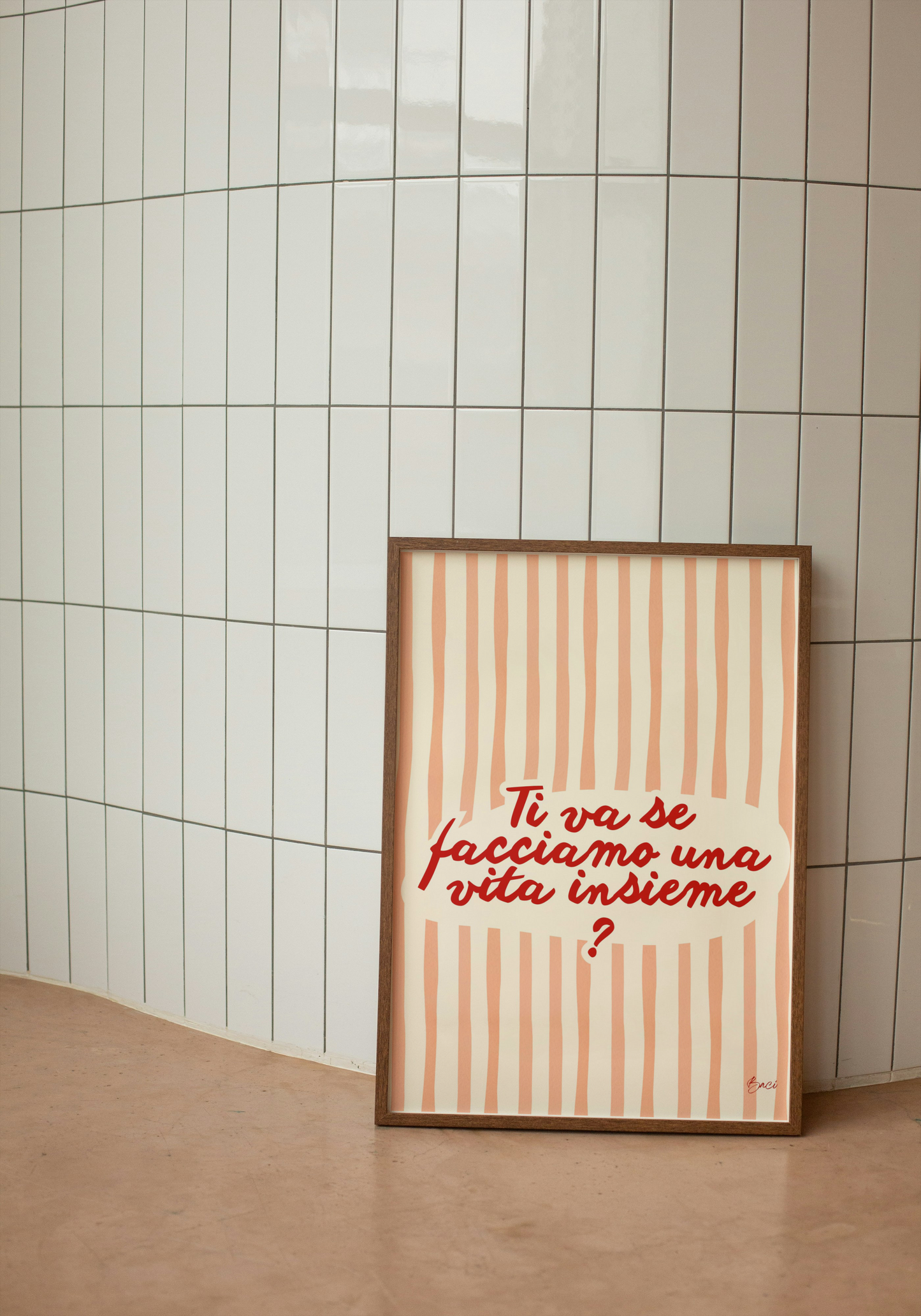 Affiche "Vita insieme" - BACI ARTE