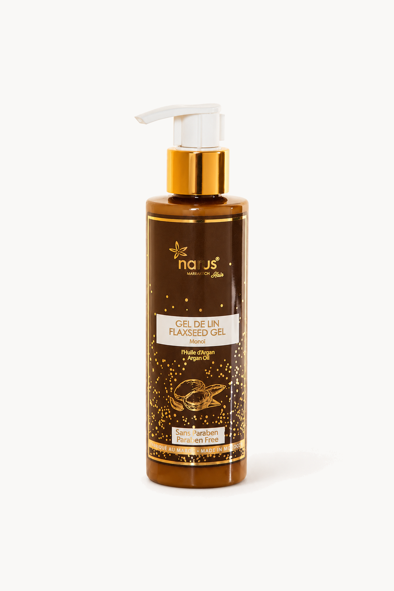 Paraben-free flaxseed gel