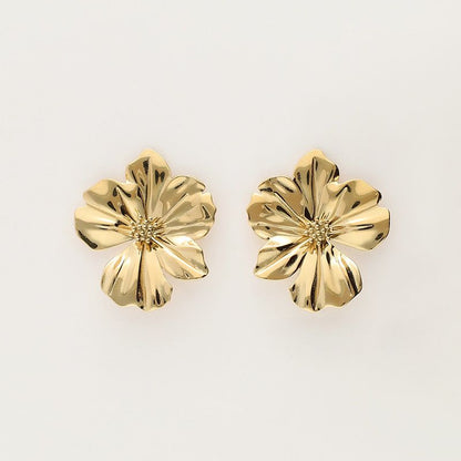 Boucles d'oreilles Iconic avec fleur