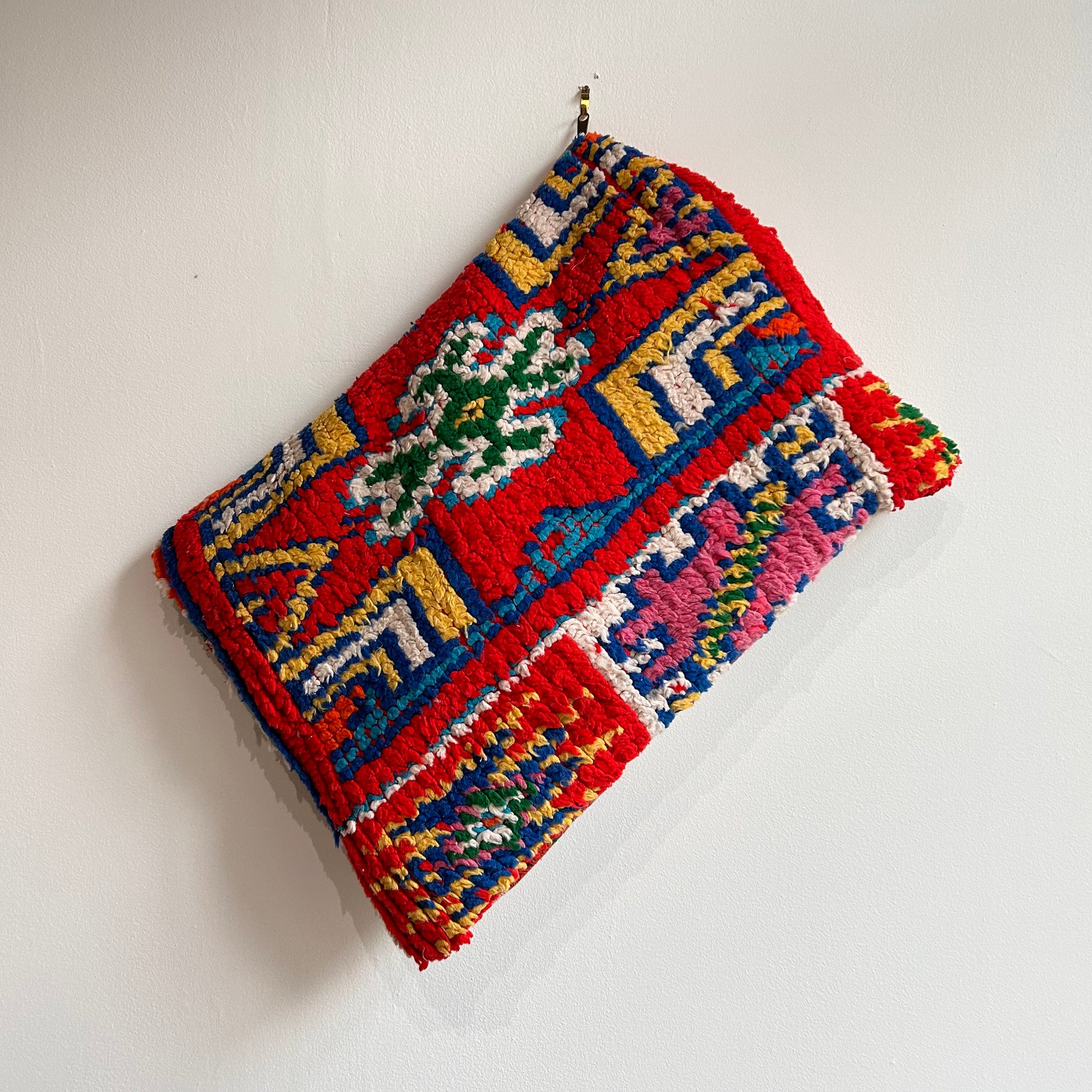 Housse de coussin en laine de tapis recyclés, pièce unique – Housse de coussin LAINE