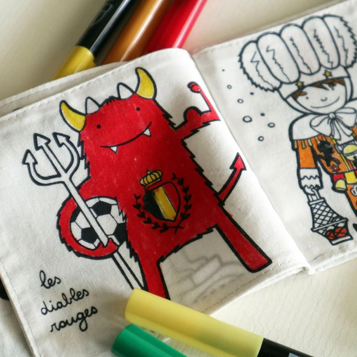 CLEO Washable Coloring Book - BELGIUM/DOUDOU/ANIMALS/HISTORY