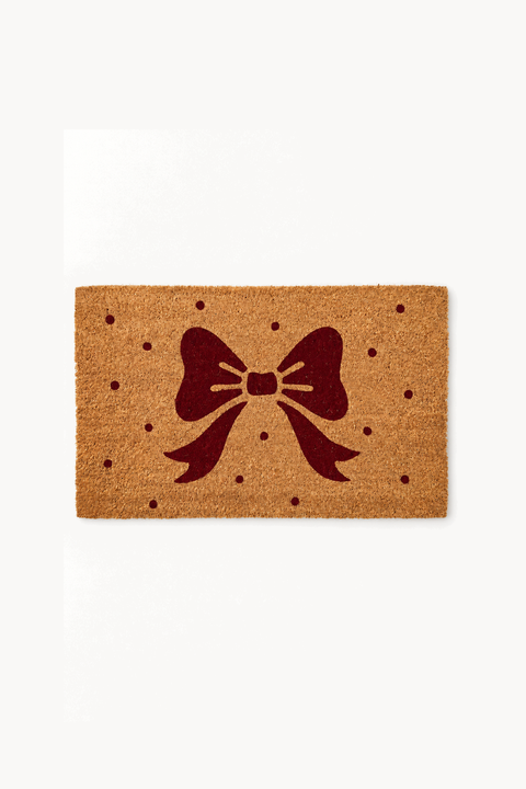 Paillasson marron en coco - noeud
