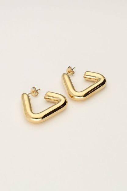 Boucles d'oreilles Bold triangulaires