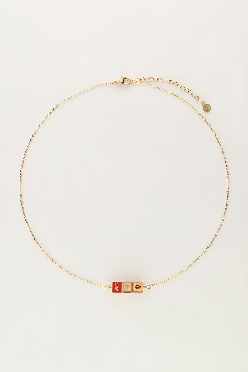 Collier cubes "New York"