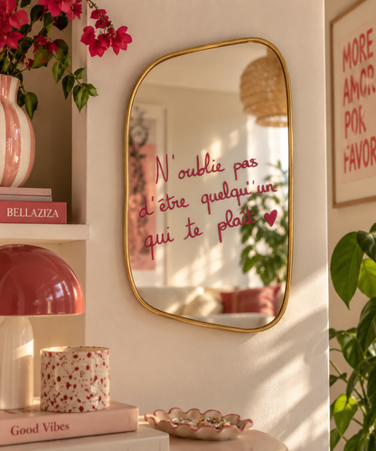 Stickers miroir - N'oublie pas