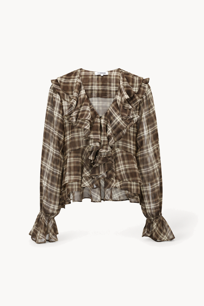 Checked blouse