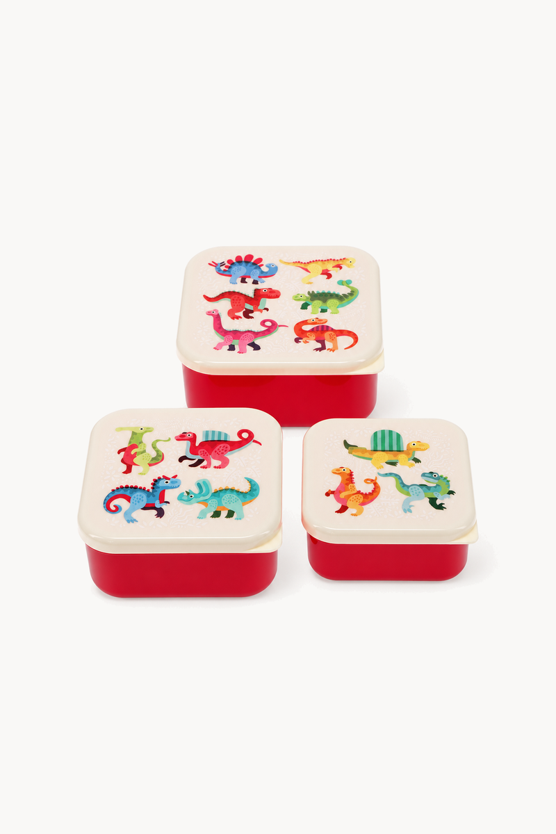 Boîtes à goûter (lot de 3) Baby Dinos