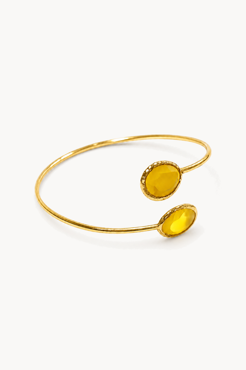 Bracelet cuivre et cristal GIALLIA