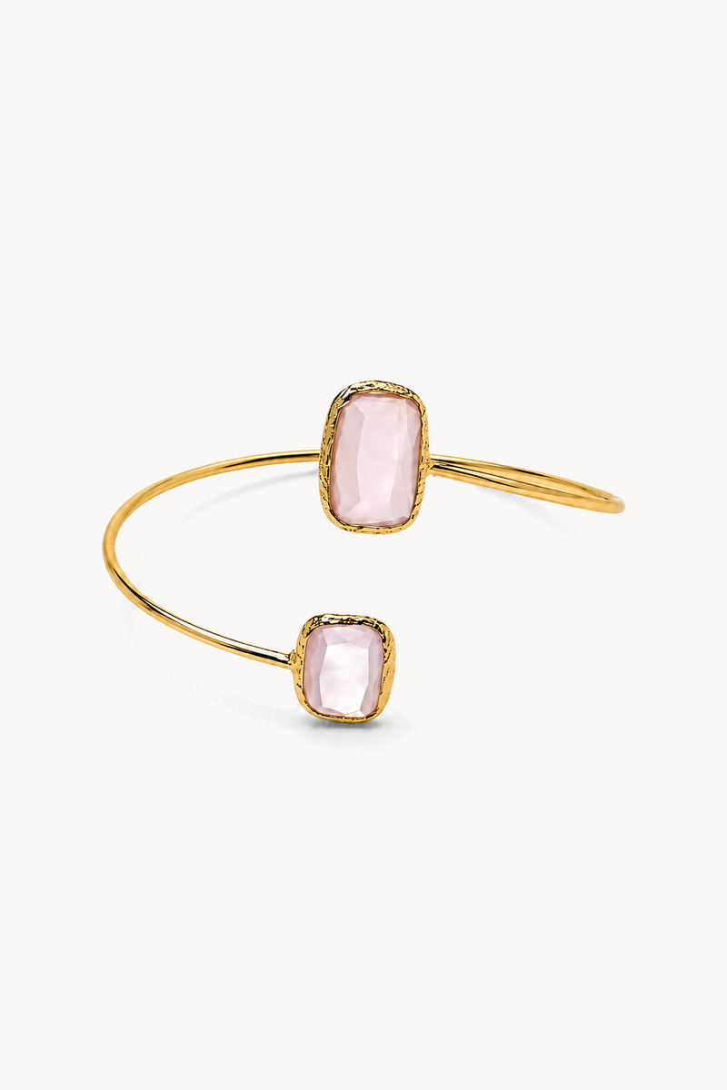 Bracelet cuivre et cristal ROSE