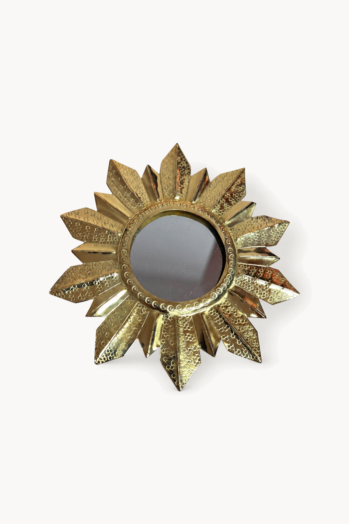 Brass snowflake with mirror - FLOCKY