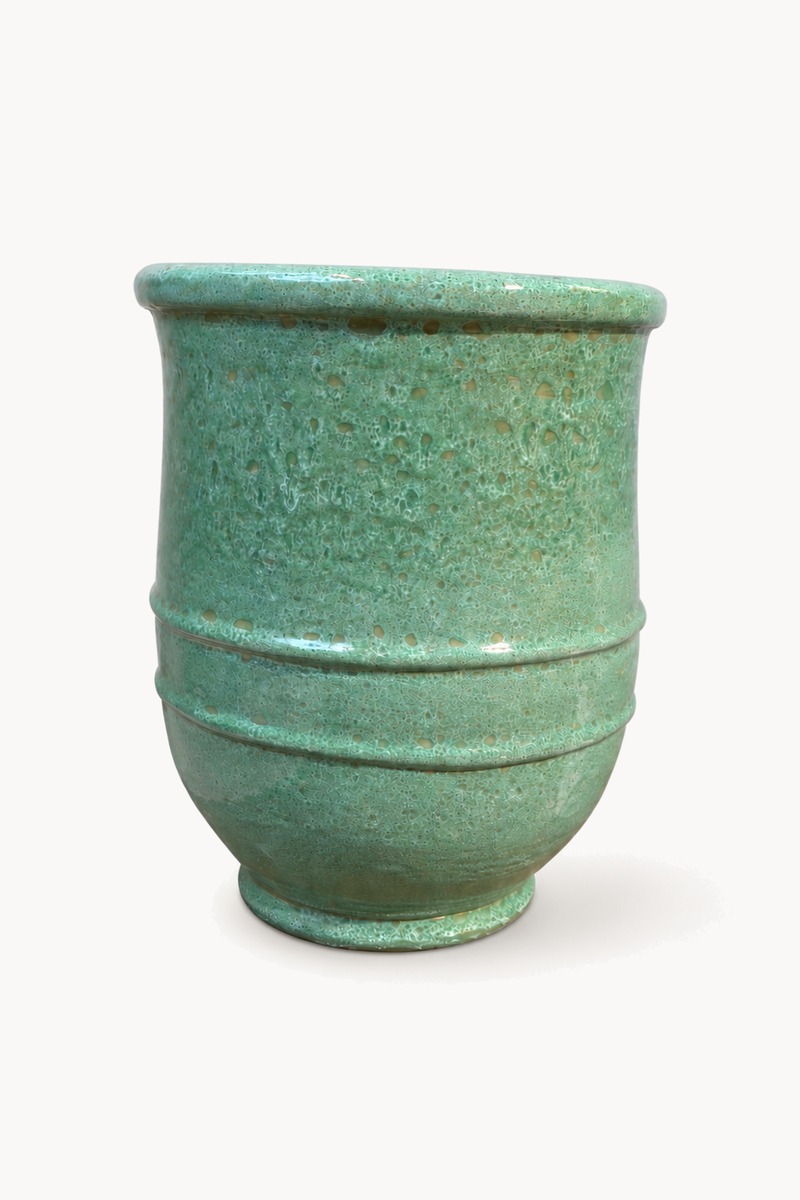 Outdoor pot turquoise 45 cm