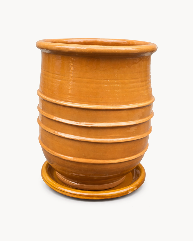 Outdoor Pot Mustard 55 cm