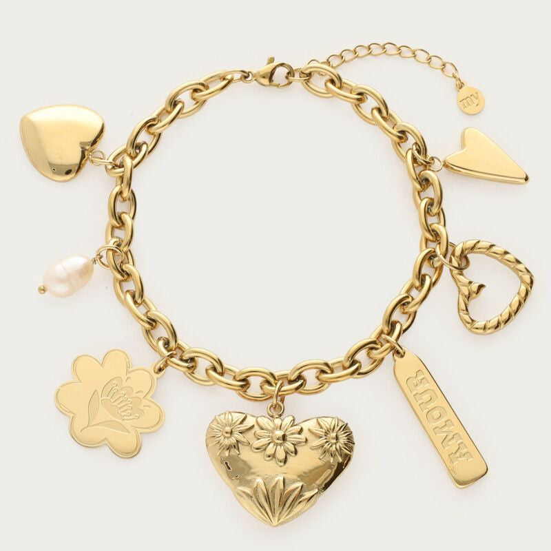 Bracelet à charms Botanical "art of summer"