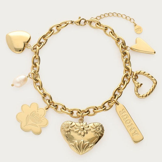 Bracelet à charms Botanical "art of summer"