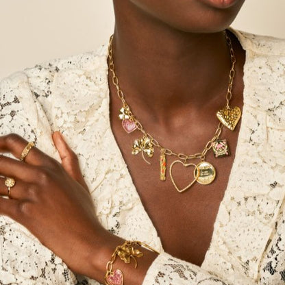 Collier Botanical à maxi charms