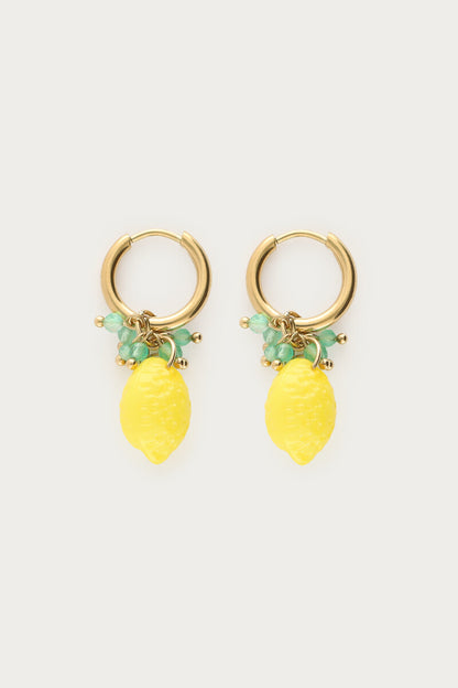 Boucles d'oreilles Ciao citron