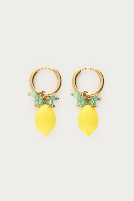 Boucles d'oreilles Ciao citron