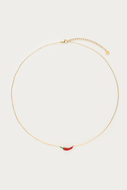Collier Ciao piment rouge