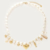 Collier Mer avec perles fantaisie et charms
