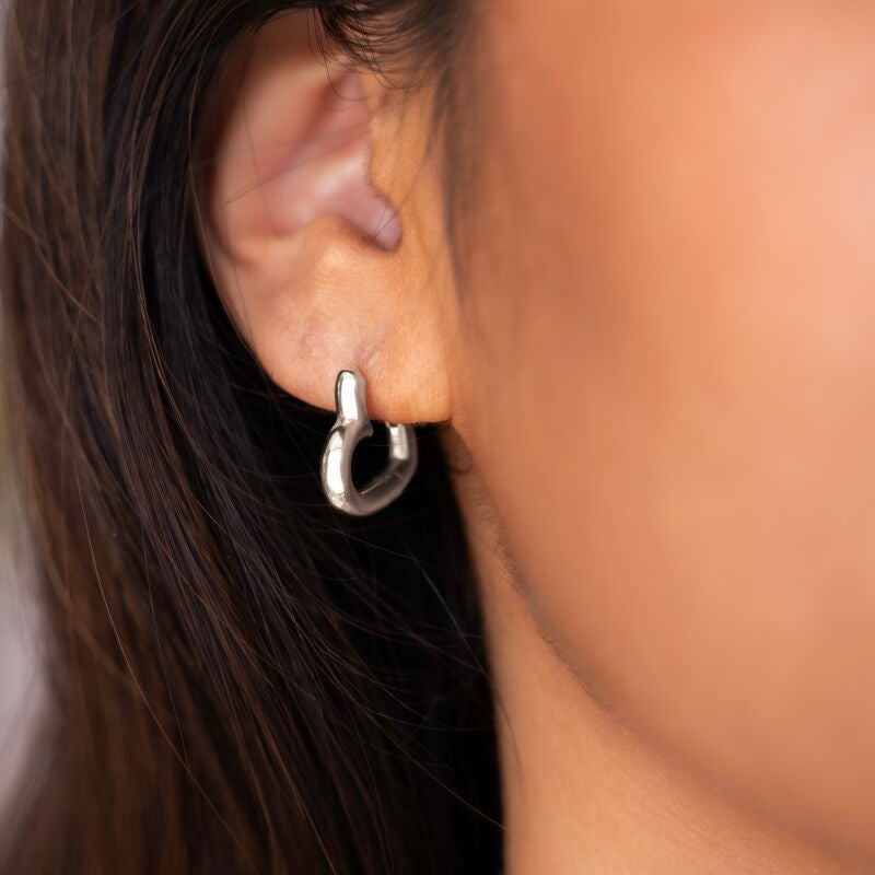Boucles d'oreilles avec petit cœur ouvert