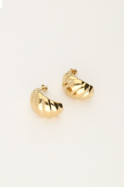 Boucles d'oreilles gouttes avec rebords de grande taille