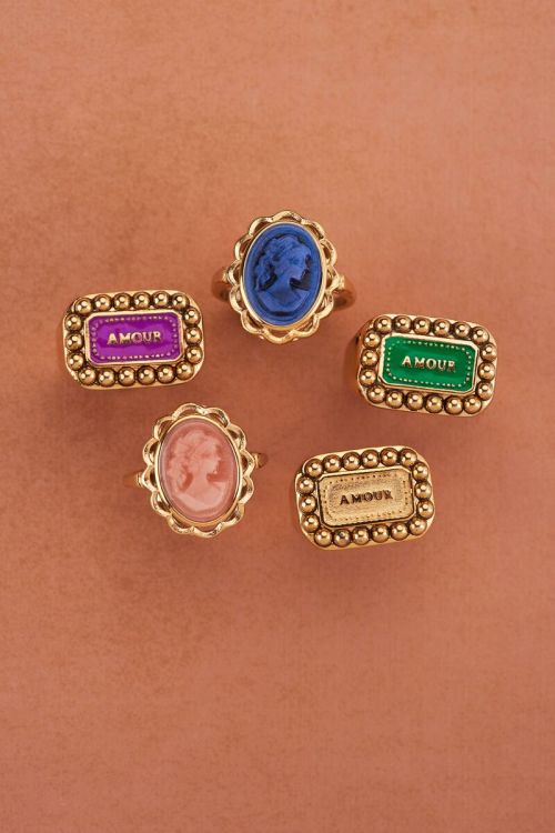 Bold Spirit ring with "Love" charm
