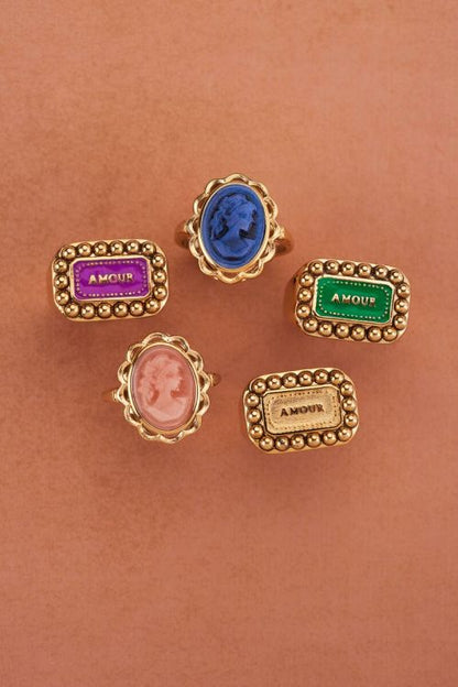 Bague Bold Spirit avec charm « Amour »