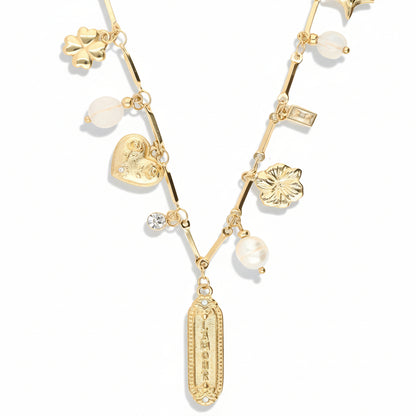 Sautoir Mystic avec charms L'amour