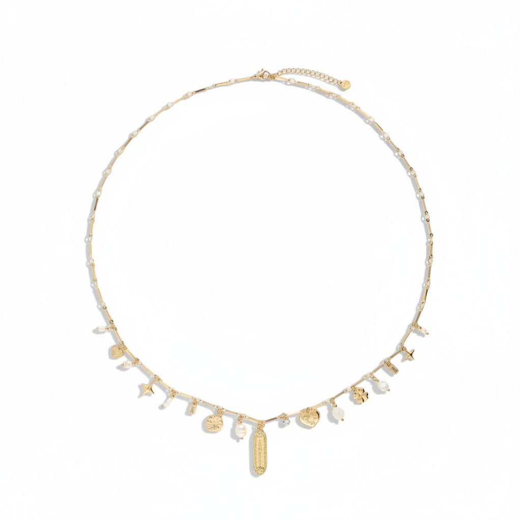 Sautoir Mystic avec charms L'amour