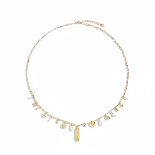 Sautoir Mystic avec charms L'amour