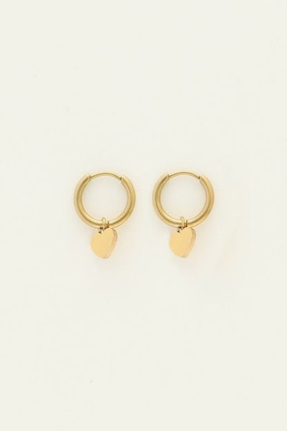 Boucles d’oreilles avec petit cœur