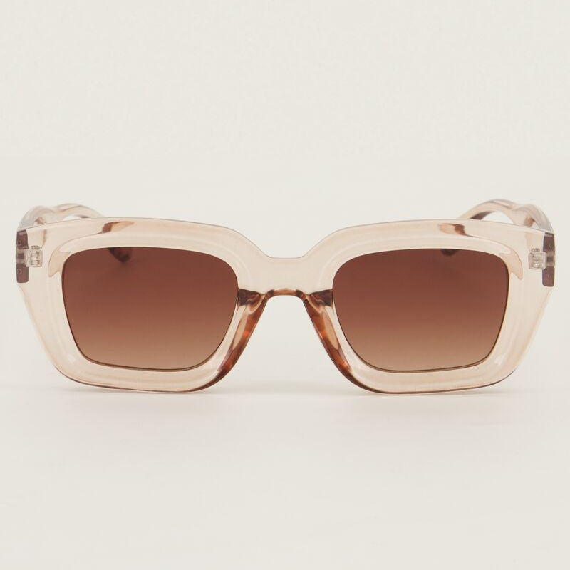 Lunettes de soleil rétro roses