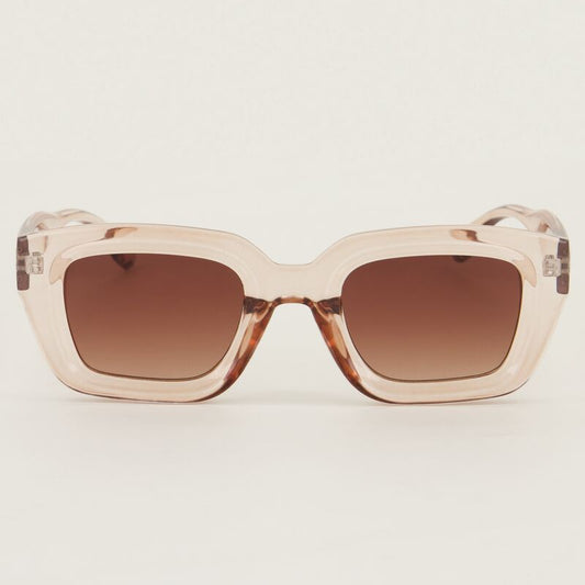 Lunettes de soleil rétro roses