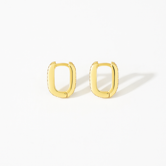 Boucles d'oreilles avec strass